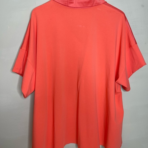 Chico's Tops Short Sleeves Blouse for Women Collared V-Neck - Picture 4 of 8